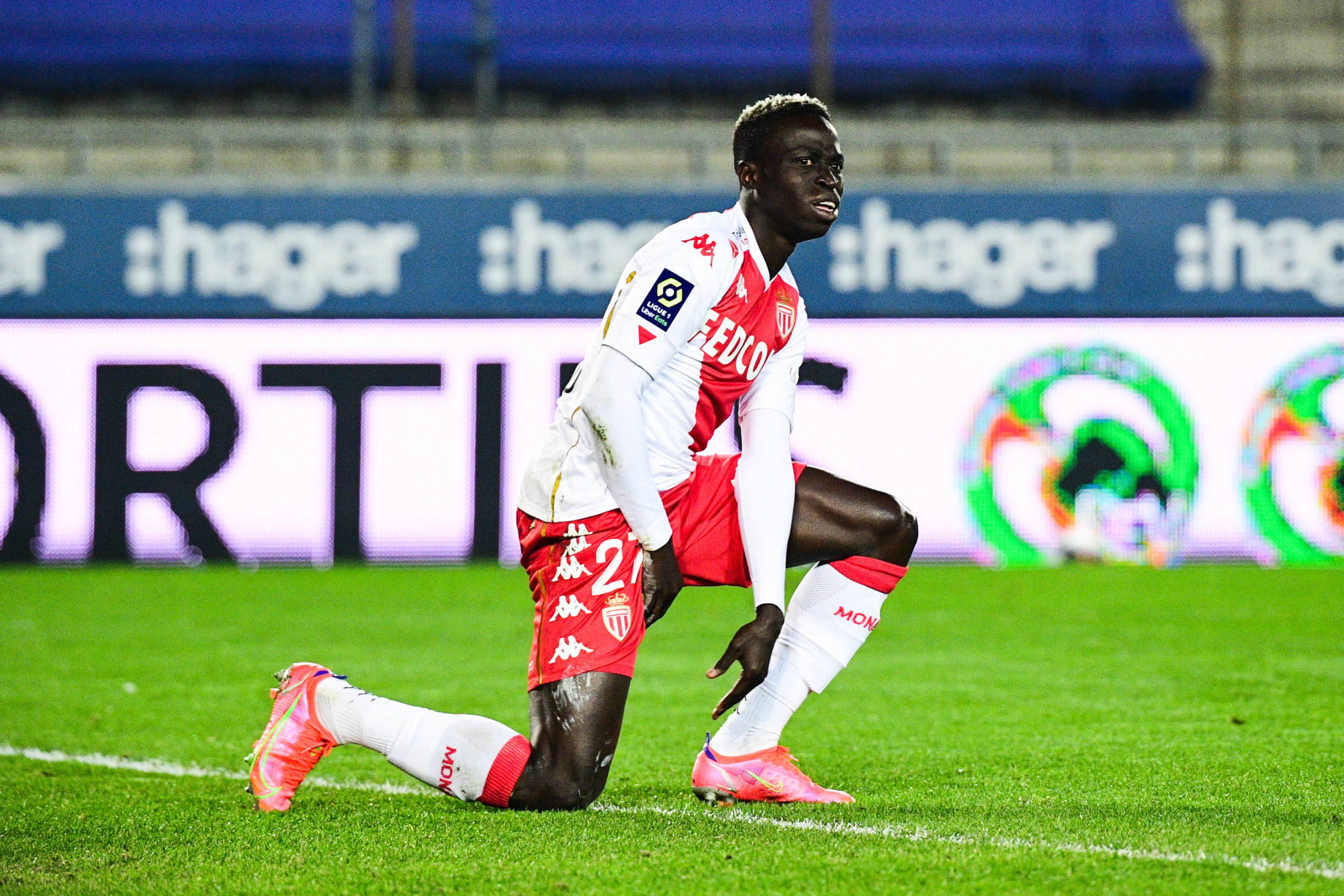 Monaco : Krépin Diatta sort sur blessure à la pause