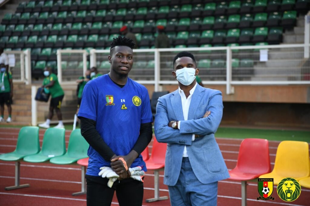 Samuel Eto'o et Andre Onana