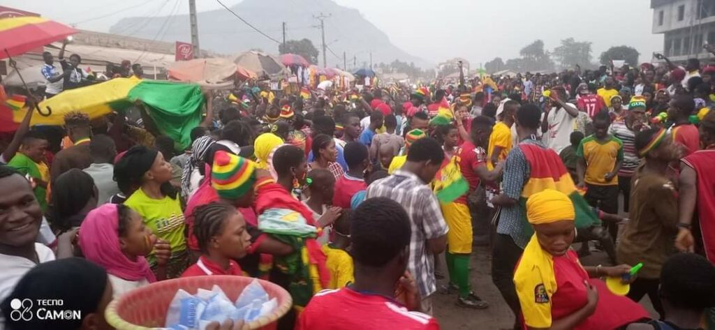 Les supporters du Syli à Conakry