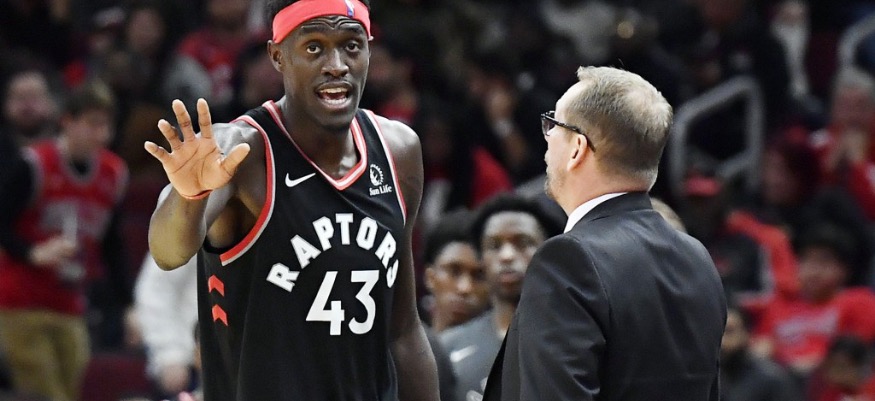 Pascal Siakam et Nick Nurse