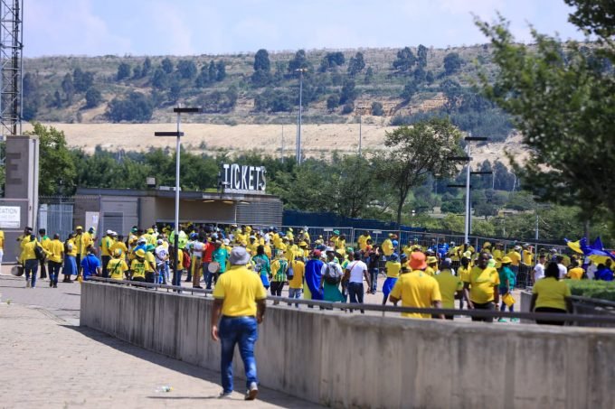 Les supporters de Mamelodi