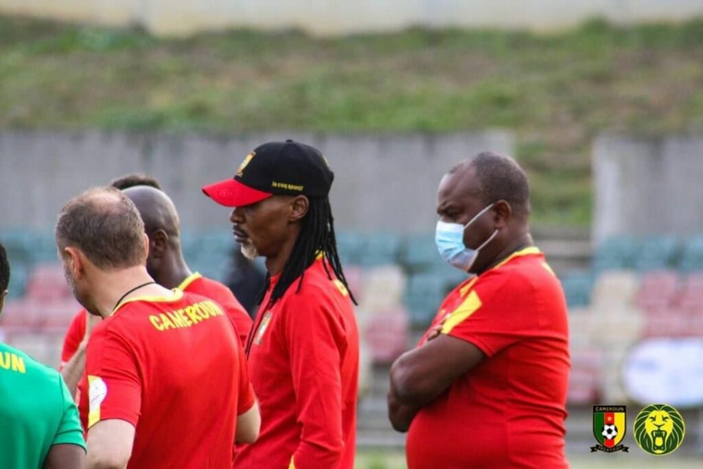 Rigobert Song dirige sa première séance avec le Cameroun