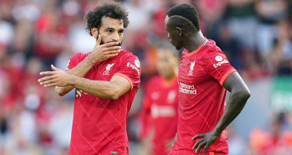 Sadio Mané et Mohamed Salah