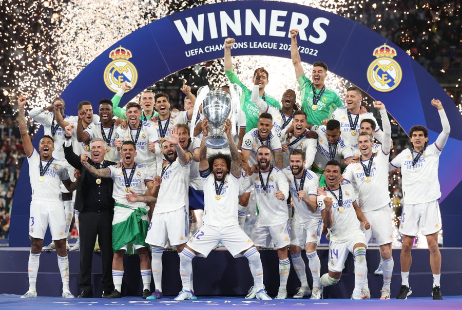 Real Madrid remporte sa 14e Ligue des champions..tirage