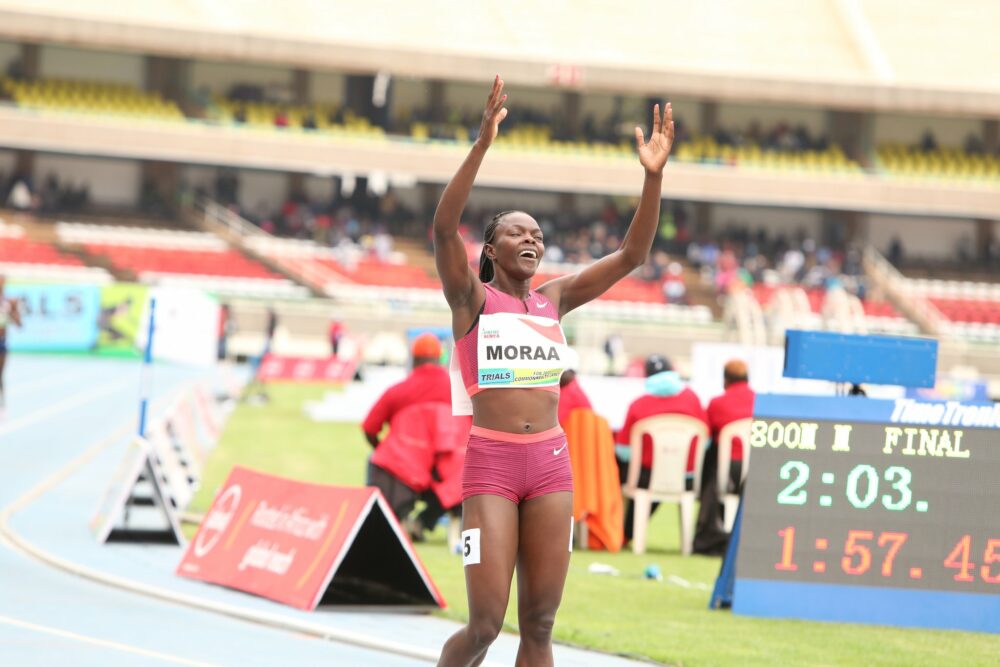 Mary Moraa pulvérise son record en sélection kenyane