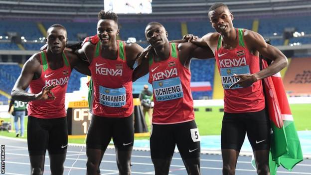 Relais 4X100m Kenya