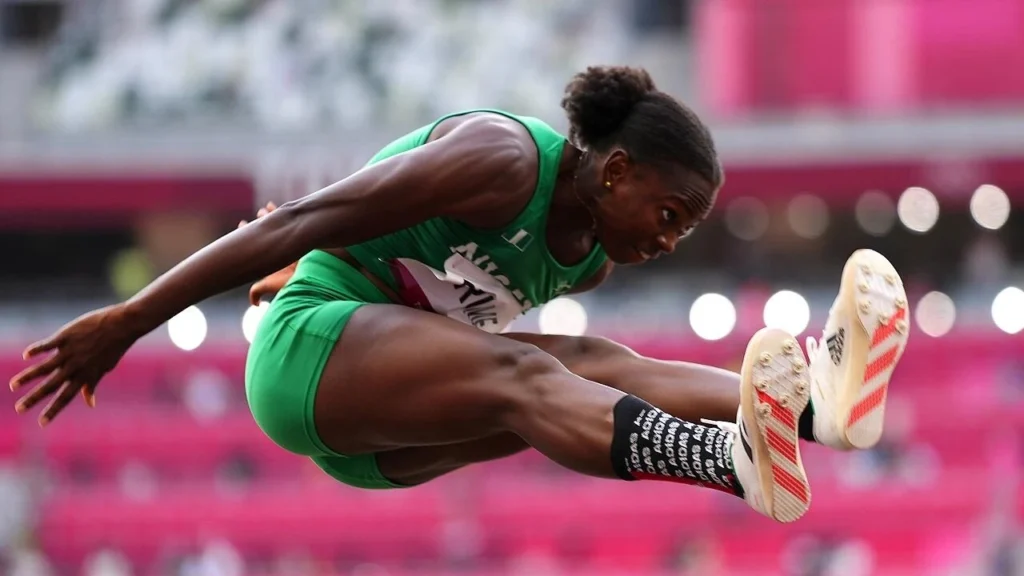 Ese Brume présente aux championnats du monde d'athlétisme