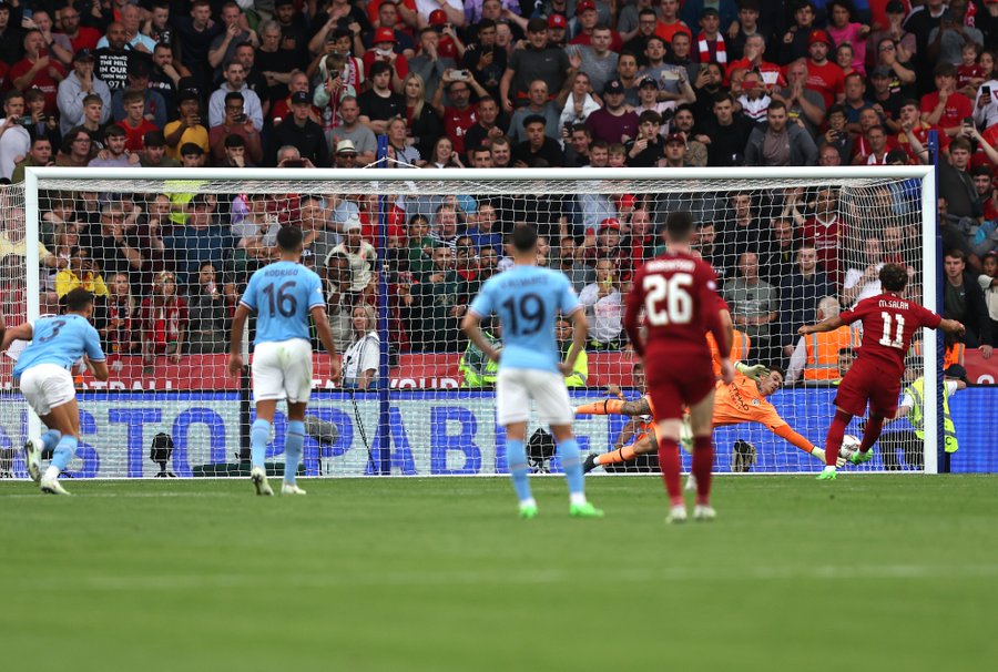 Mohamed Salah buteur au Community Shield