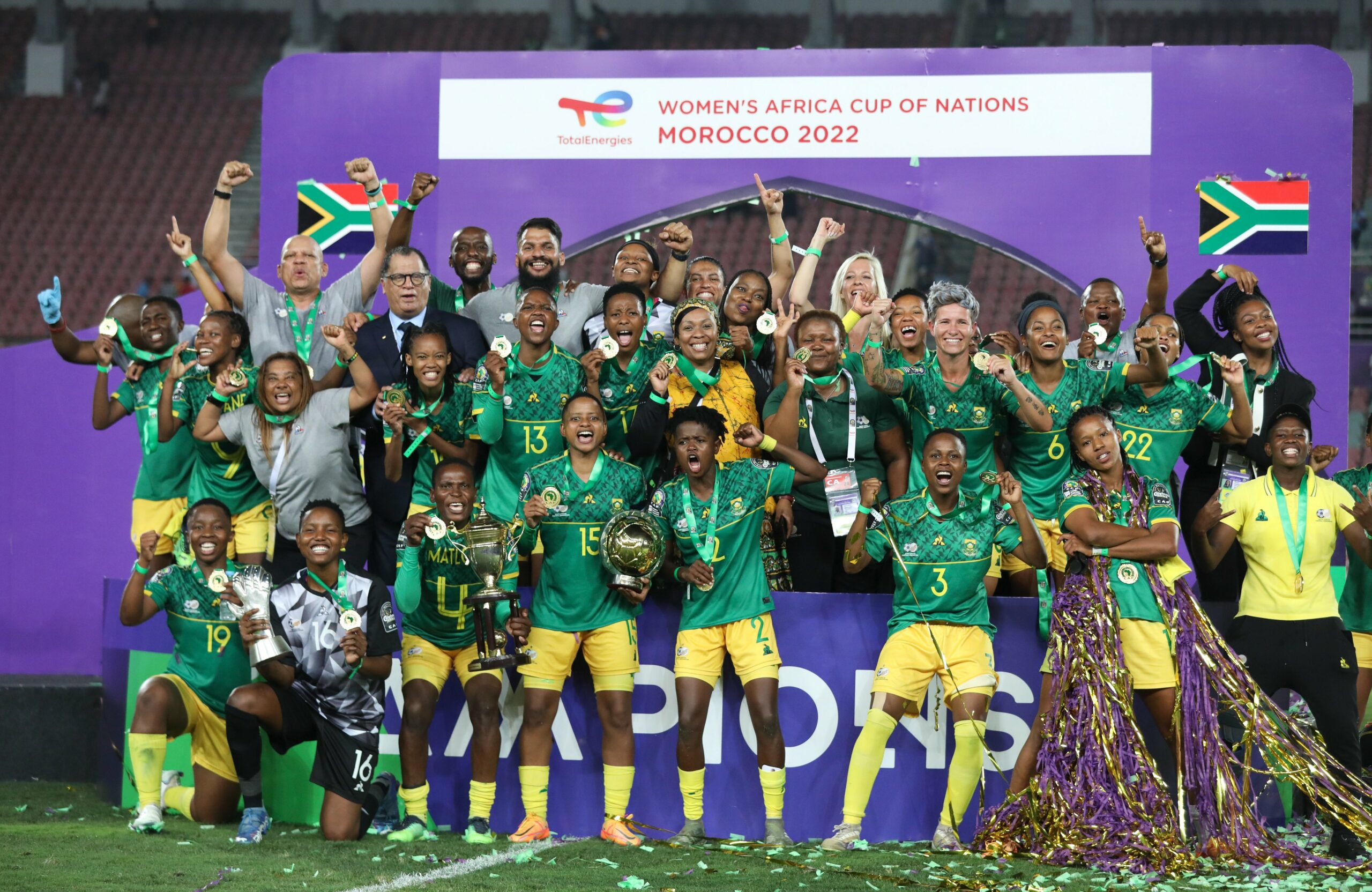 WAFCON 2022: South Africa upset host Morocco in the final