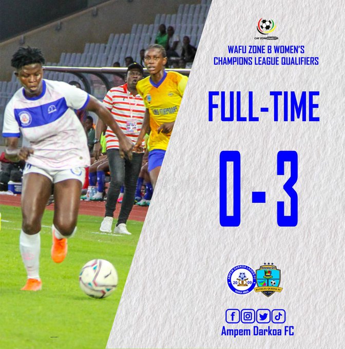 CAF Women Champions League Qualifiers: Bayelsa Queens thump Ampem Darkoa Ladies to win WAFU B