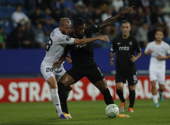 Ricardo Gomes Partizan Belgrade triplé