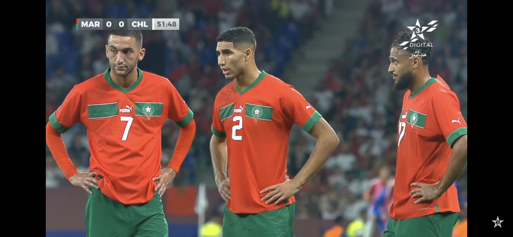 Ziyech - Hakimi et Boufal un trio important pour le Maroc