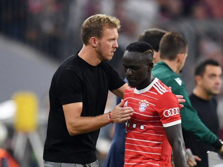 Sadio Mané et Julian Nagelsmann