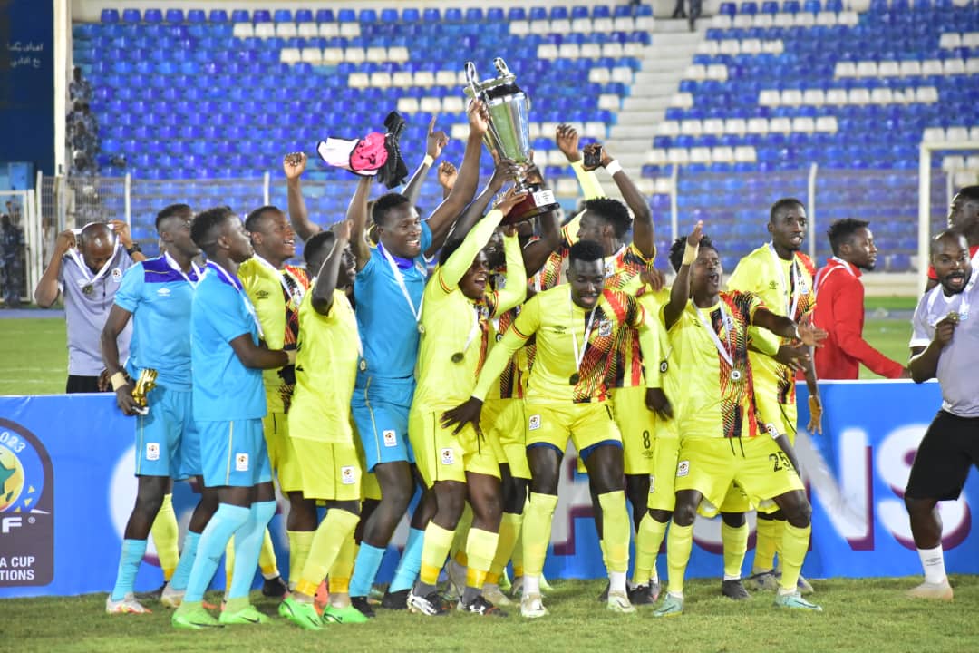 Football: Uganda Hippos celebrate winning  U-20 CECAFA title in Khartoum