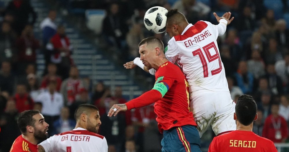 Maroc-Espagne En-Nesiry buteur en Russie