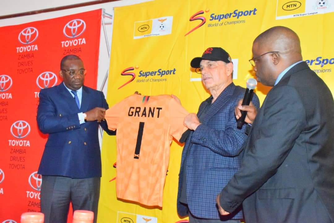 Grant touch down in Zambia ahead of talks to take-over Chipolopolo