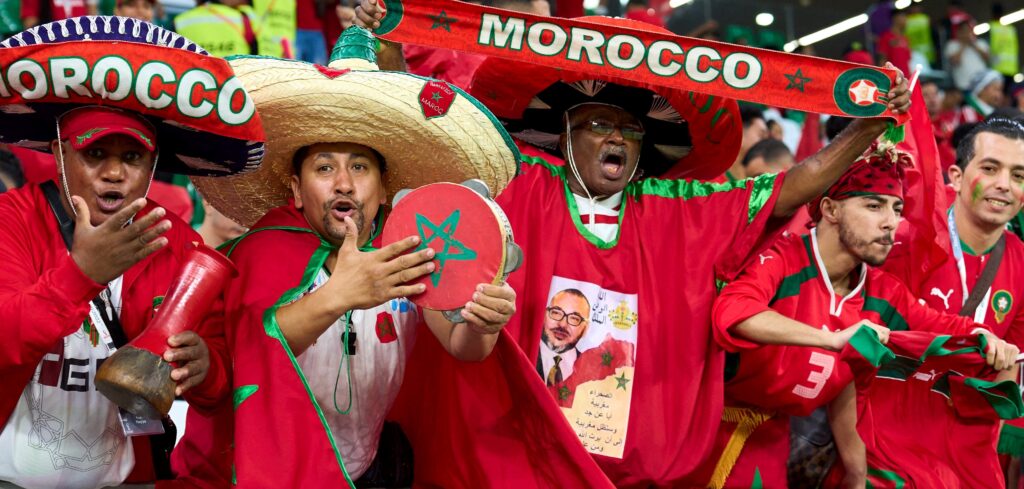 les supporters du Maroc