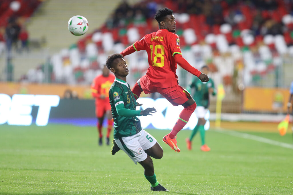 CHAN 2022 Ghana dos au mur contre Soudan