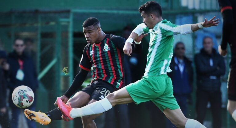 Hamza Igamane a inscrit un doublé contre le Mouloudia Oujda