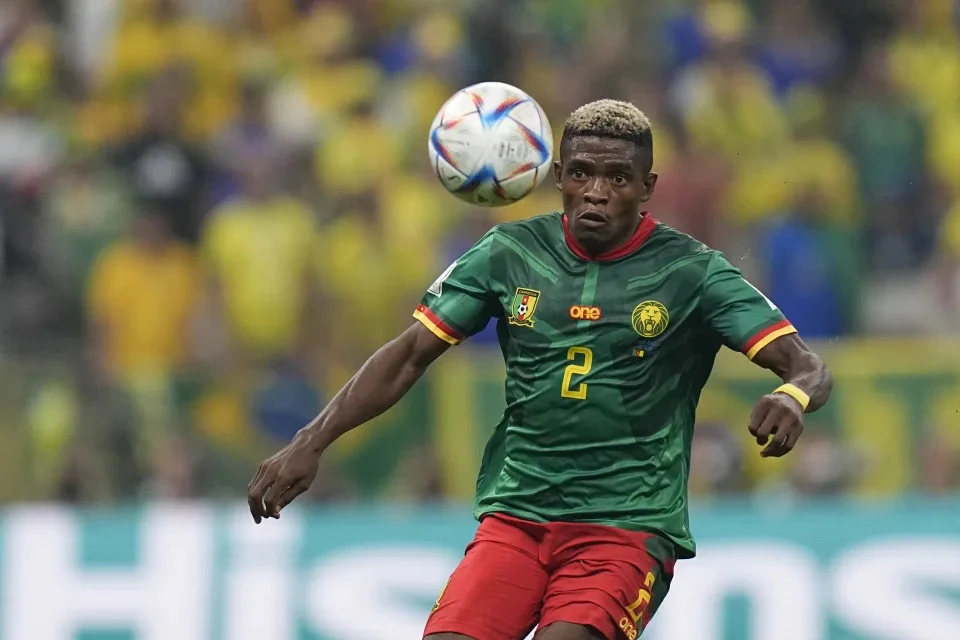 Jérôme Ngom lors du match Cameroun - Brésil