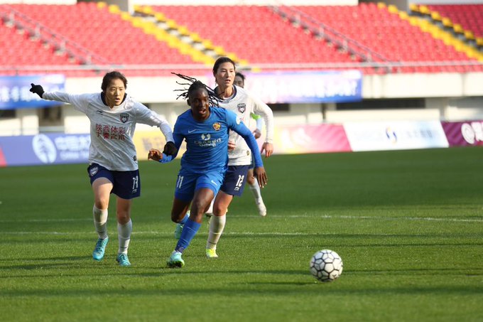 Chinese Super League (Women): Barbra Banda scores a hat-trick