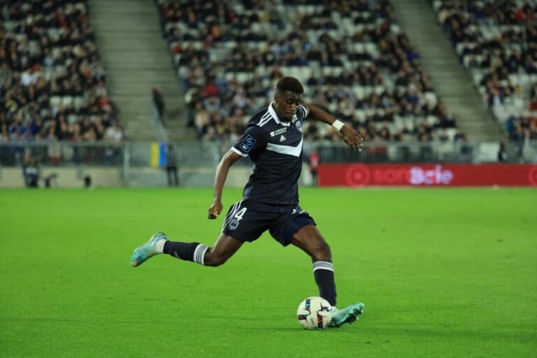 Malcom Bokele, défenseur des Girondins de Bordeaux