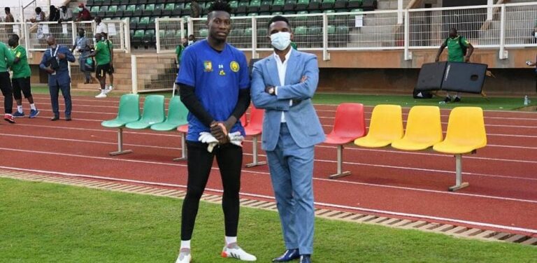 Andre Onana et Samuel Eto'o