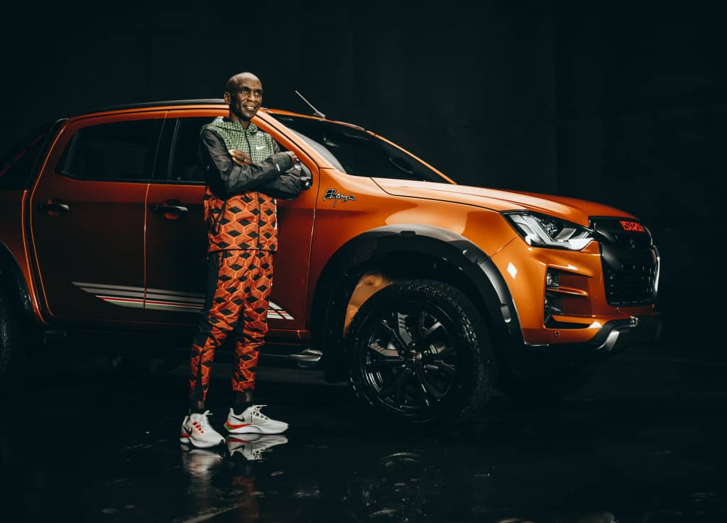 Une série limitée de la marque de voiture Isuzu baptisée Eliud Kipchoge