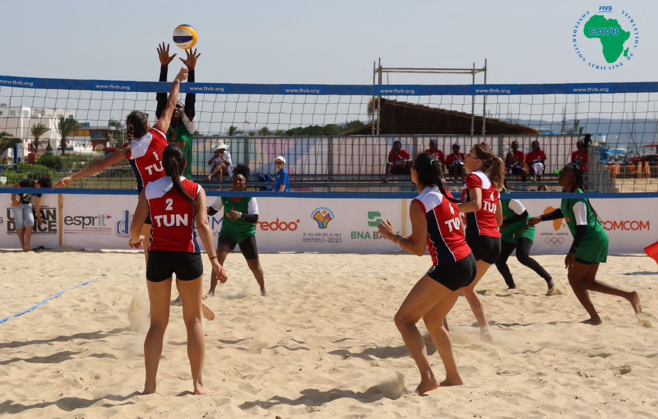 Beach-volley (F) : victoire des Tunisiennes face au Niger aux Jeux Africains de la plage