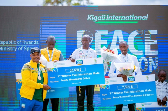 Rwanda-Marathon International de la Paix : les Kényans trop forts pour la concurrence