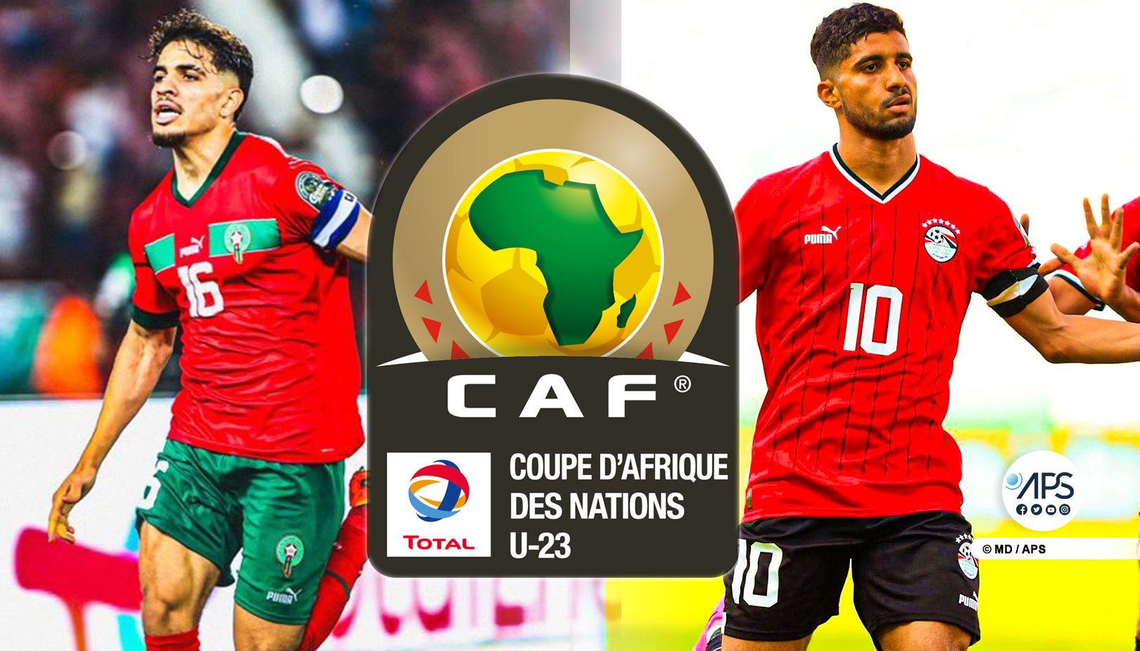 CAN U23 : Maroc-Egypte, une finale pour l’histoire