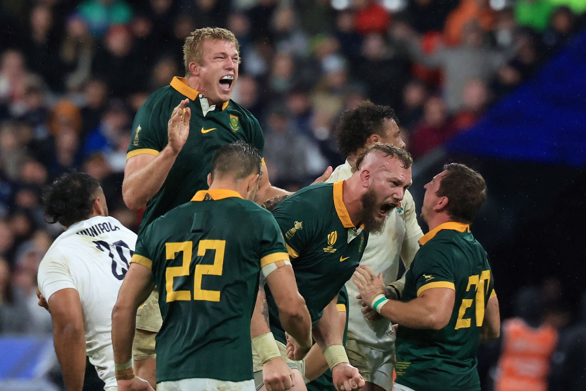 Mondial Rugby 2023 : les Springboks dominent encore l’Angleterre et retrouvent la finale