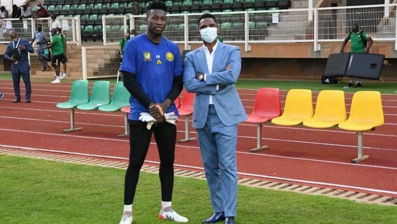 Andre Onana et Samuel Eto'o