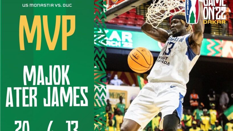 Ater Majok James meilleur pivot de la saison régulière BAL 2022