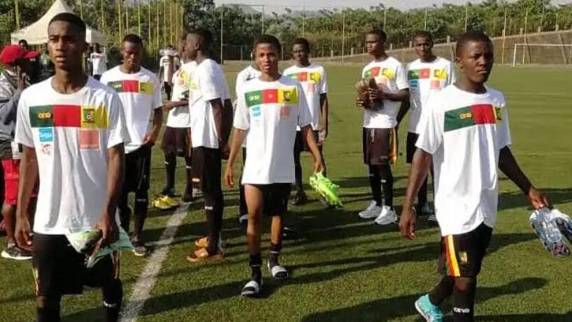 Cameroun U17 entraînement