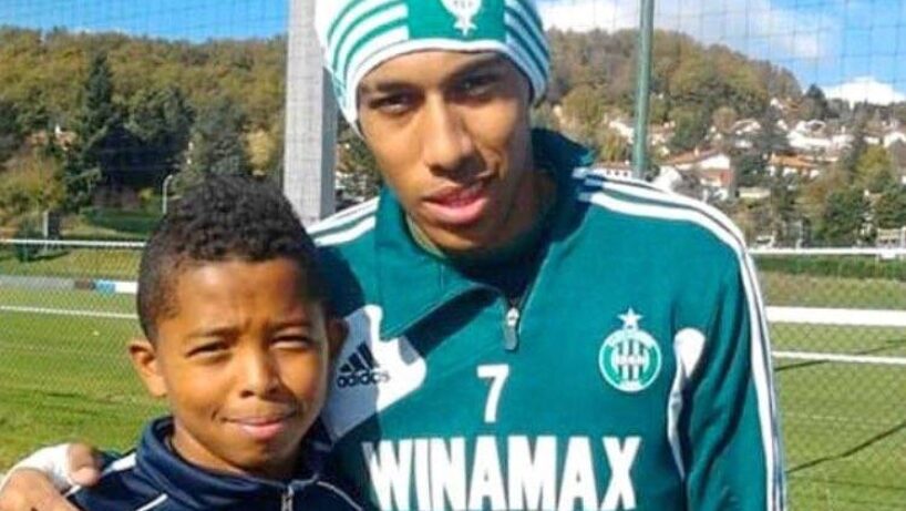 Une vieille photo de Wesley Fofana et Aubameyang à Saint Etienne