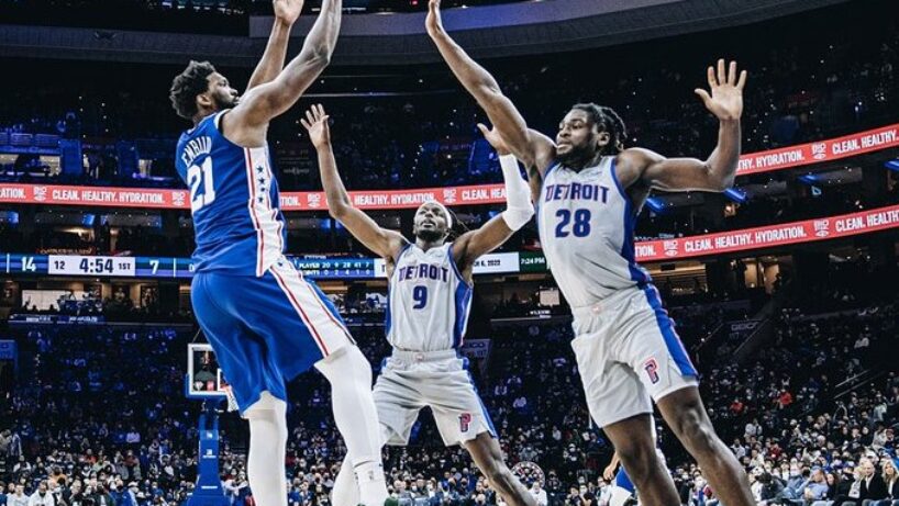 Joel Embiid sort son meilleur match de la saison face aux Pistons