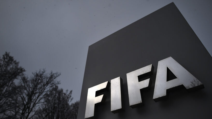 ZURICH, SWITZERLAND - FEBRUARY 25:  A FIFA logo seen near the headquarter Home of FIFA ahead of tomorrow's Extraordinary FIFA Congress to elect a new FIFA President at Hallenstadion on February 25, 2016 in Zurich, Switzerland.  (Photo by Matthias Hangst/Getty Images)