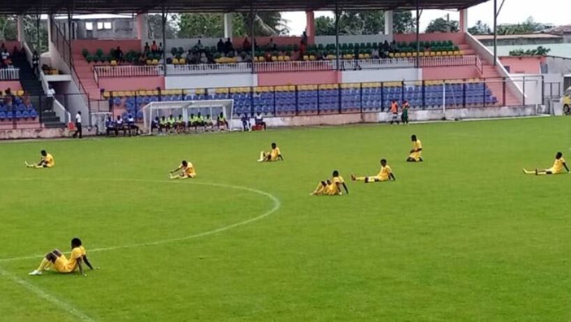 Gabon National Foot grève