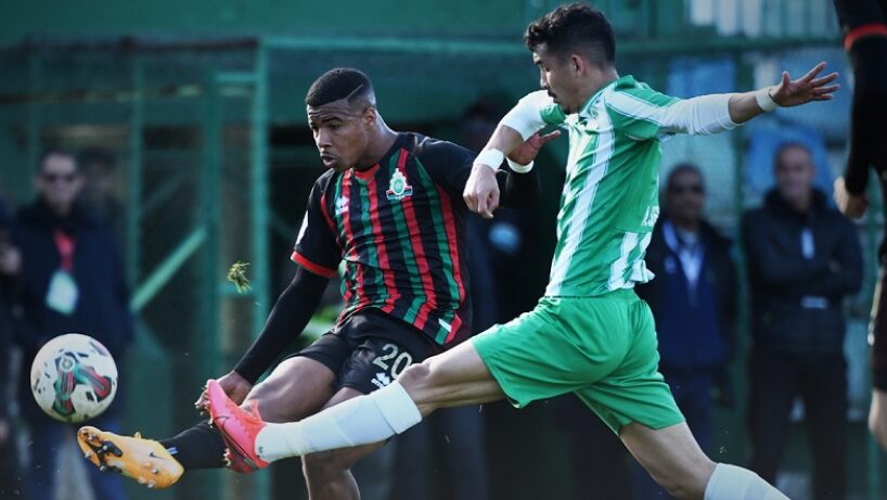 Hamza Igamane a inscrit un doublé contre le Mouloudia Oujda