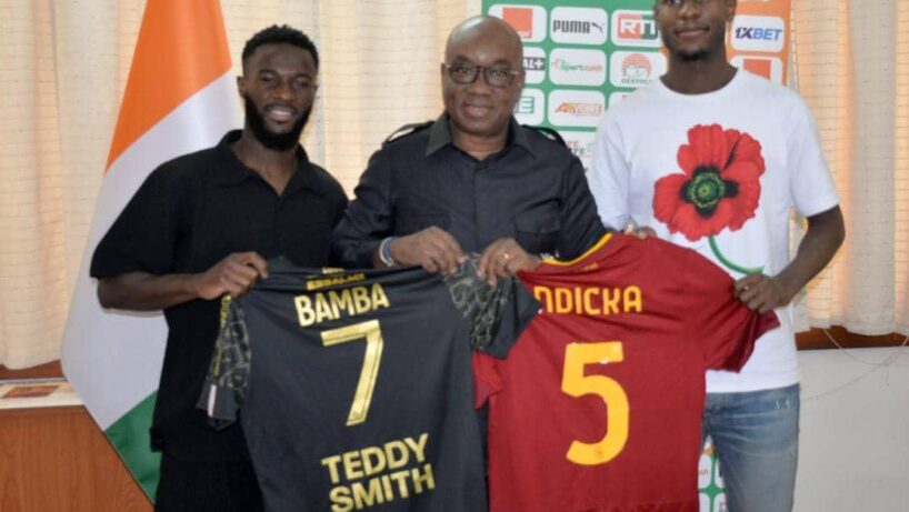 Idriss Diallo a reçu Bamba et Ndicka