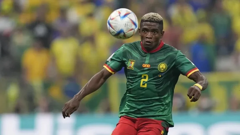 Jérôme Ngom lors du match Cameroun - Brésil