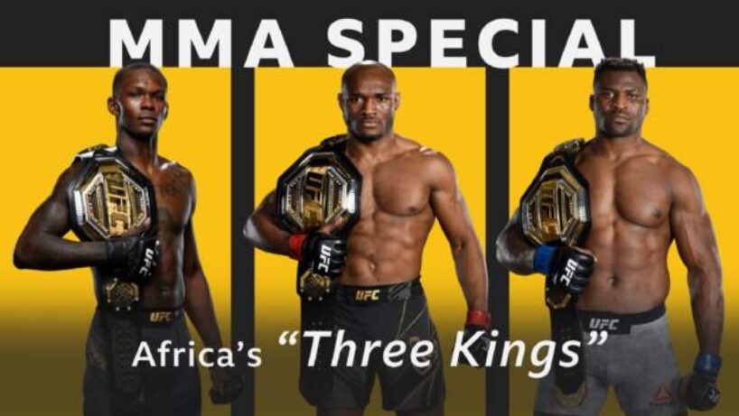 MMA Adesanya Kamaru Usman et Francis Ngannou