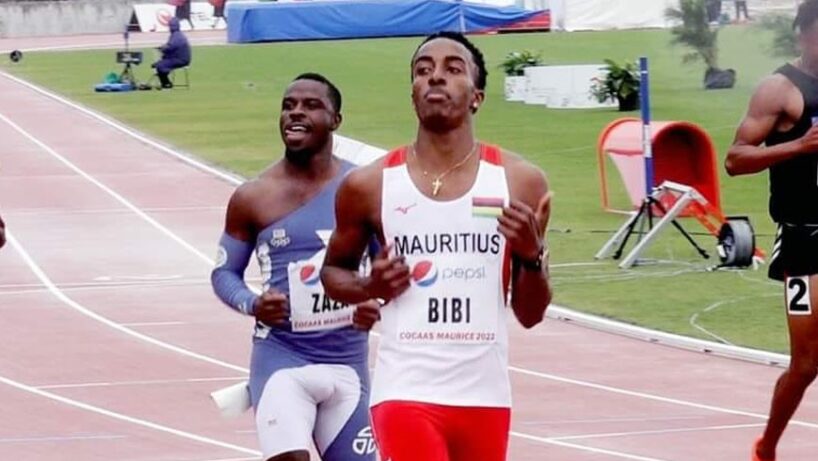 Noa Bibi 19s89 au 200m Ile Maurice