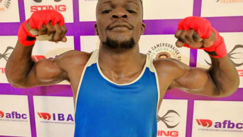 Nzengala Boniface, champion d'Afrique de boxe