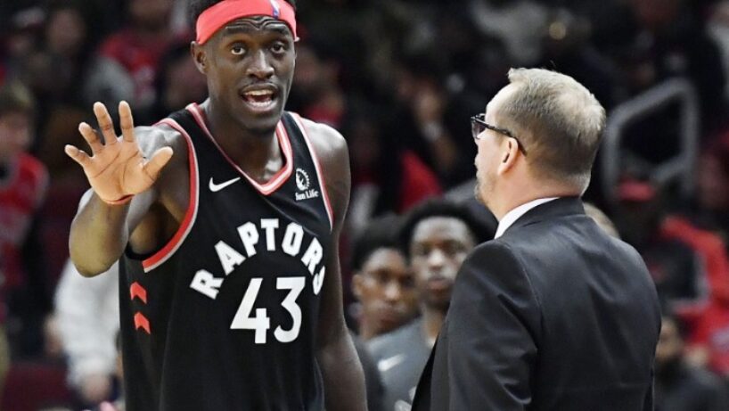 Pascal Siakam et Nick Nurse