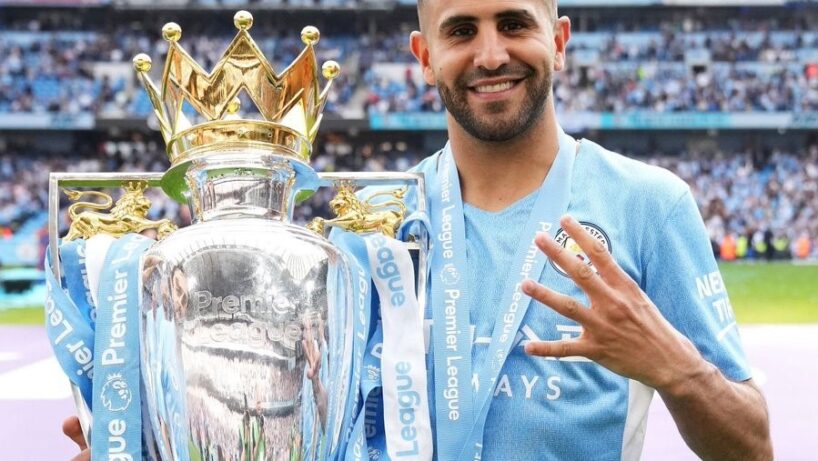 Riyad Mahrez Manchester City champion Angleterre