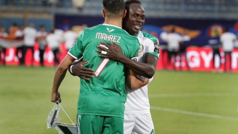 Sadio Mané et Riyad Mahrez