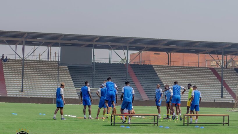 TP Mazembe à l'entrainement